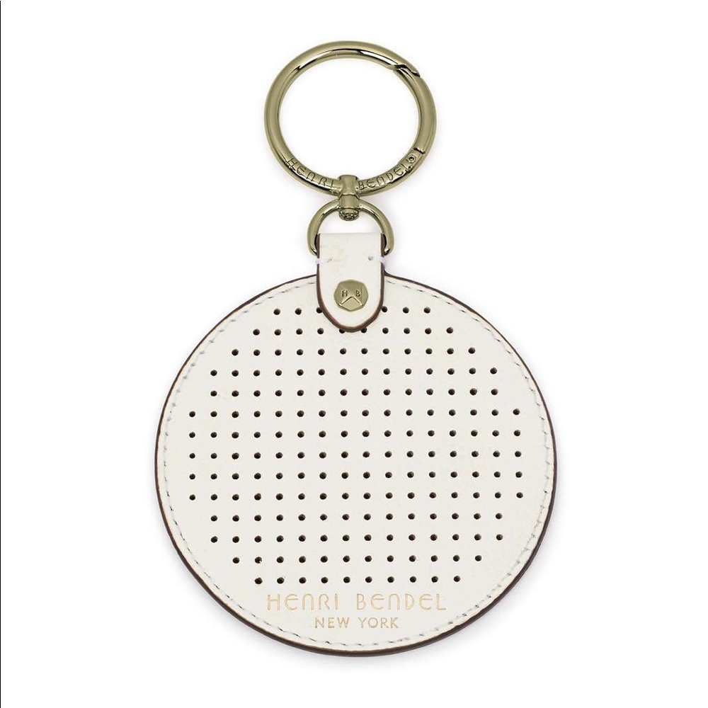 **SOLD** Henri Bendel Leather Infinite Bag Charm